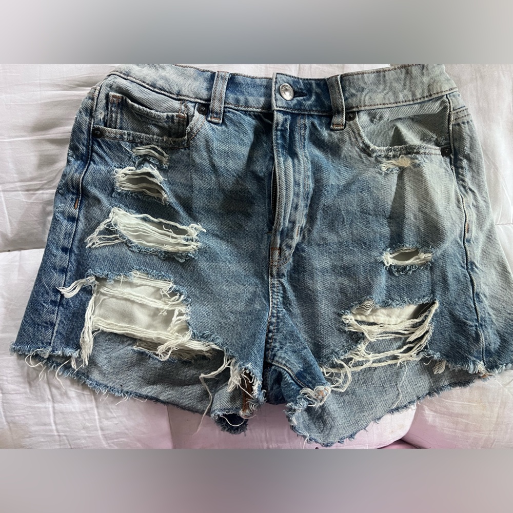 Distressed Women's Denim Shorts